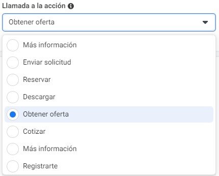 Los CTA (Call To Actions) o Llamadas a la acción son el botón de los anuncios. Y son una gran oportunidad para testear.